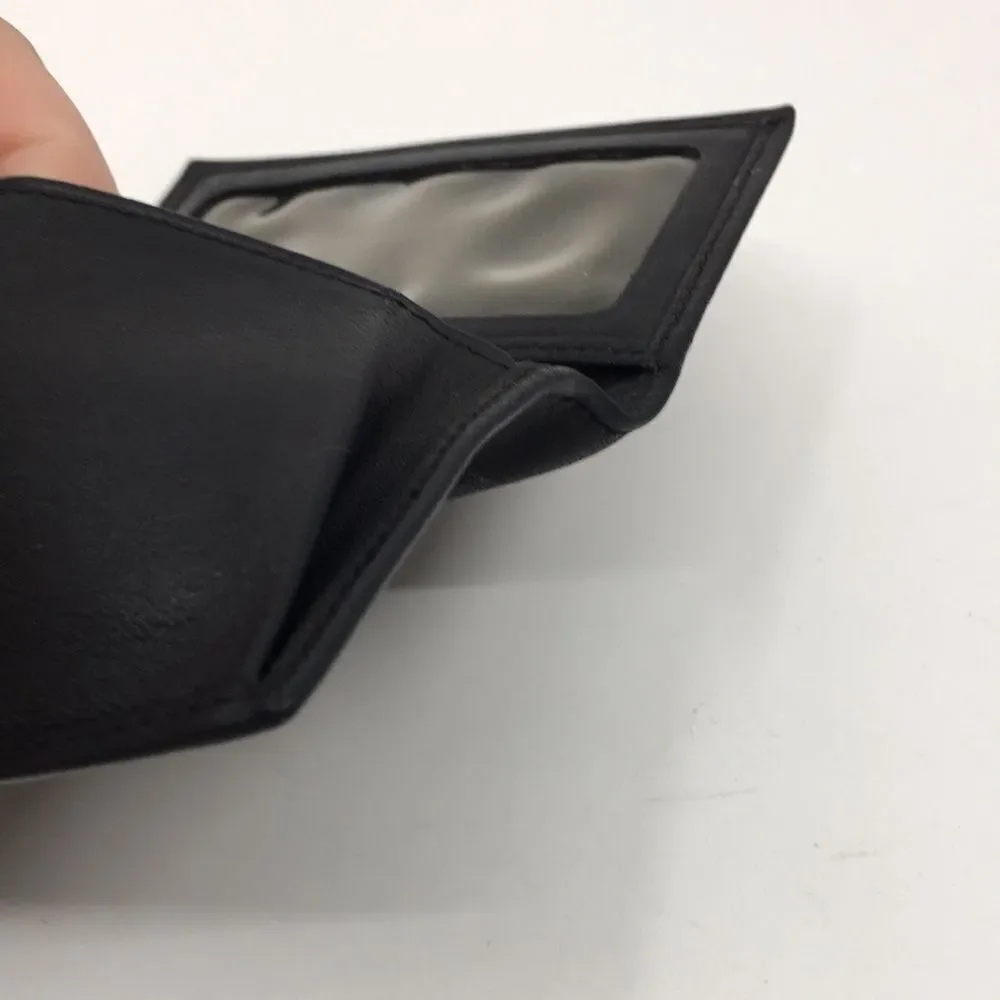 TUMI - Slim Card Case - Black Leather
